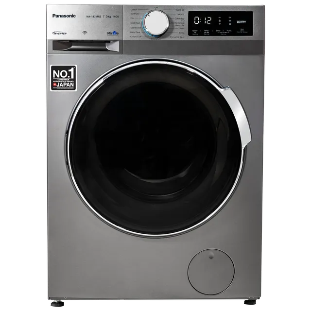Panasonic 6 kg 5 Star Fully Automatic Front Loading Washing Machine (NA-106MB3L01, Grey)